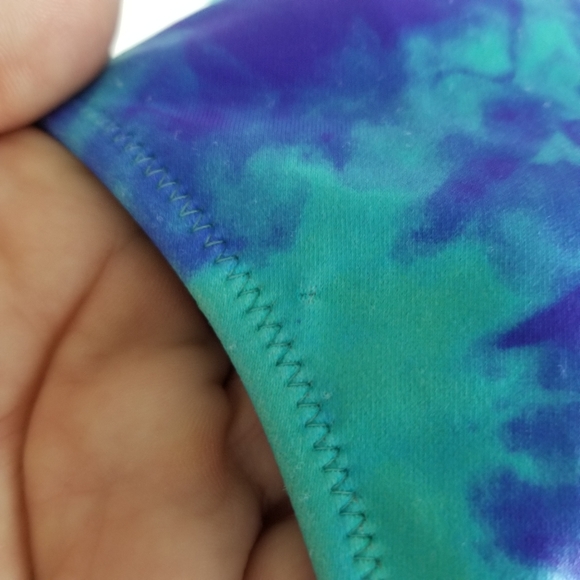 SHADE & SHORE | tie-dye contrasting stitch cheeky bikini bottoms - Picture 3 of 5